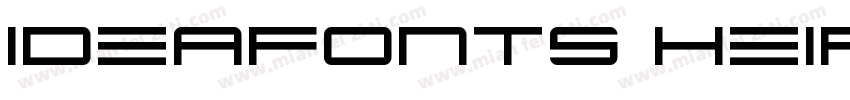 ideafonts heipi字体转换
